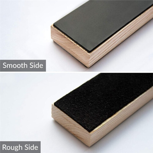 Double Sided PU Leather Strop Paddle Kit - Get - Edges, Ergonomic Handle, Quality Honing Leather 1