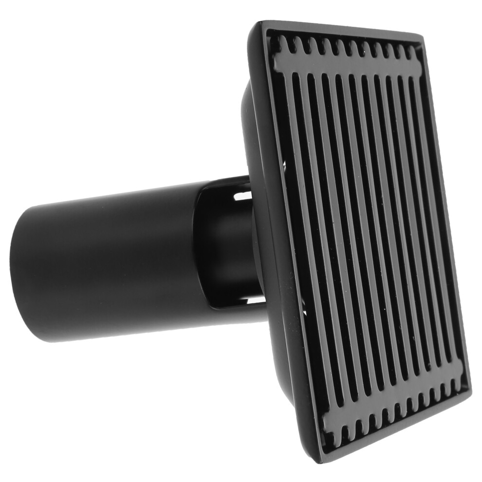 Square Black Floor Drain 10X10cm Removable Cover Shower Drain 4381392099237