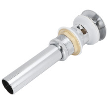 Bathroom Sink Drain Pop Up Stopper Brass Stainless Steel Electroplated Non-Overflow