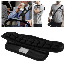 Non Slip Shoulder Strap Pad for Guitar Backpack Sport Bag Black (S)