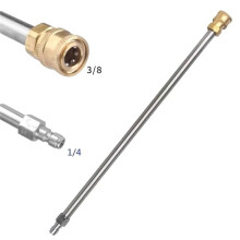 Lance D'Extension pour Nettoyeur Haute Pression avec Raccord Rapide 1/4 Pouce et Tige de Pulvérisation en Acier Inoxydable