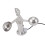 Anemometers Windsnelheidssensor 3 Kopjes Windsnelheidssensor Anemometer 0-3,8V Aluminiumlegering 5