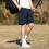 Herreshorts i slim fit, blå, M 2