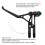 Adjustable Bicycle Brake Handle Set Black 7