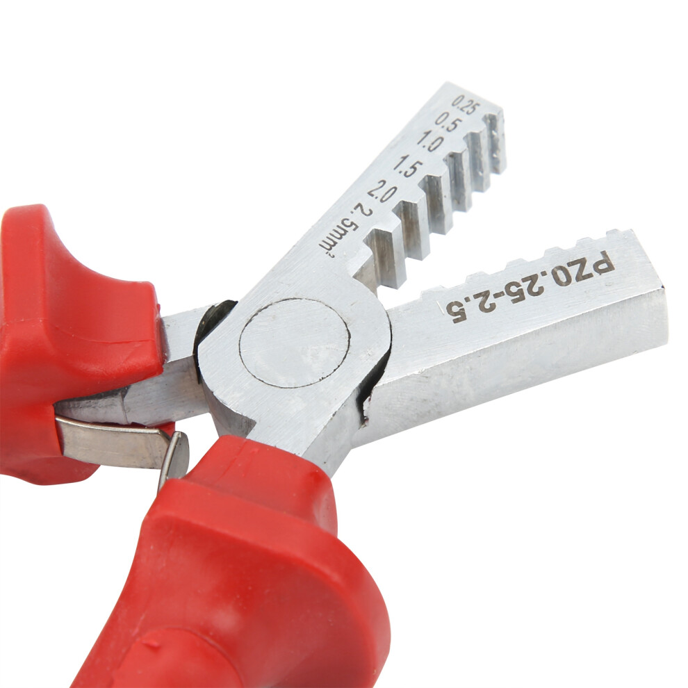 Pz0.25-2.5Mm Red Cable Pliers, Wire Crimping & Stripping Tool 6941392100760