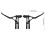 Adjustable Bicycle Brake Handle Set Black 11
