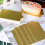 Gold Rectangular Cake Boards 100x60mm 300Pcs for Dessert & Baking Decorations 6