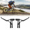 Adjustable Bicycle Brake Handle Set Black 13