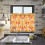 Fox Face Orange Kitchen Curtains Half Tier 27"x36" 7