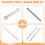 Swage Lag Screws for Cable Railing-1/8" Cable Railing Hardware Kit, Left and Right Handed Thread for Post Railing System 7