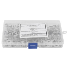 75Pcs Silver Cam Nut Eccentric Wheel Connector Hardware Set, 3-in-1