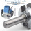 2pcs Adjustable T-Joint Knife for Flooring Male/Female Woodworking Panel Joining Knife Carving Machine Milling Cutter 3