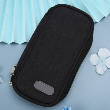 Portable Insulin Cooler Bag 21x11.5x3cm Waterproof Oxford Black