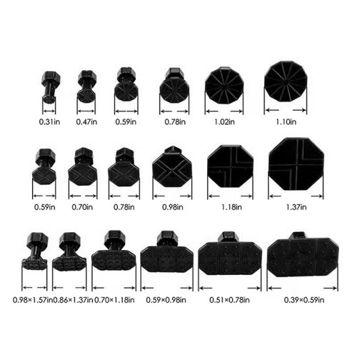 Bridge Dent Puller with 18 Spacers and Suction Cup for Car Dent Removal for Auto Dent Repair Tool 1