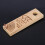 Wooden Fish Hook Measuring Ruler, Lightweight, Compact Accessory 3