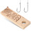 Wooden Fish Hook Measuring Ruler, Lightweight, Compact Accessory 5
