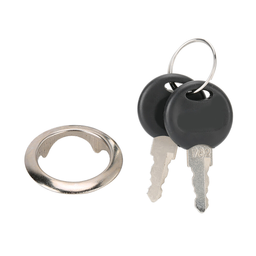 3Pcs Drawer Lock Set With Keys For Office Wardrobe & Cabinet Security Au 4051392323761