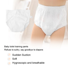Toddler Cotton Washable Training Pants Leakproof Diaper Underwear White L