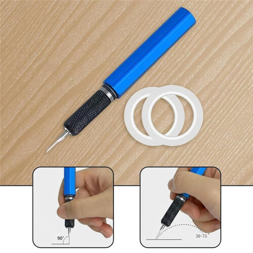 Model Scriber Tool Set for Engraving Resin Models, Precision Scribing with Ergonomic Handle, 0.15mm Tip 2
