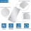 6pcs 6x12 Inch Aluminium Metal Sheet, Rectangle Flat Plain Plate for Various Applications 4