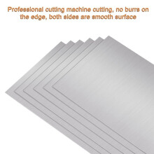 6pcs 6x12 Inch Aluminium Metal Sheet, Rectangle Flat Plain Plate for Various Applications