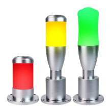 Trójkolorowa Dioda LED Migająca Ostrzegawcza 12 V Metalowa Lampa Sygnalizacyjna z Brzęczykiem, Czerwona, Zielona, Żółta, Sygnał A