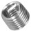 Reducting Nut Repair Tool 100Pcs Stainless Steel Thread Inserts M6x11.5D 3