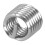 Reducting Nut Repair Tool 100Pcs Stainless Steel Thread Inserts M6x11.5D 5