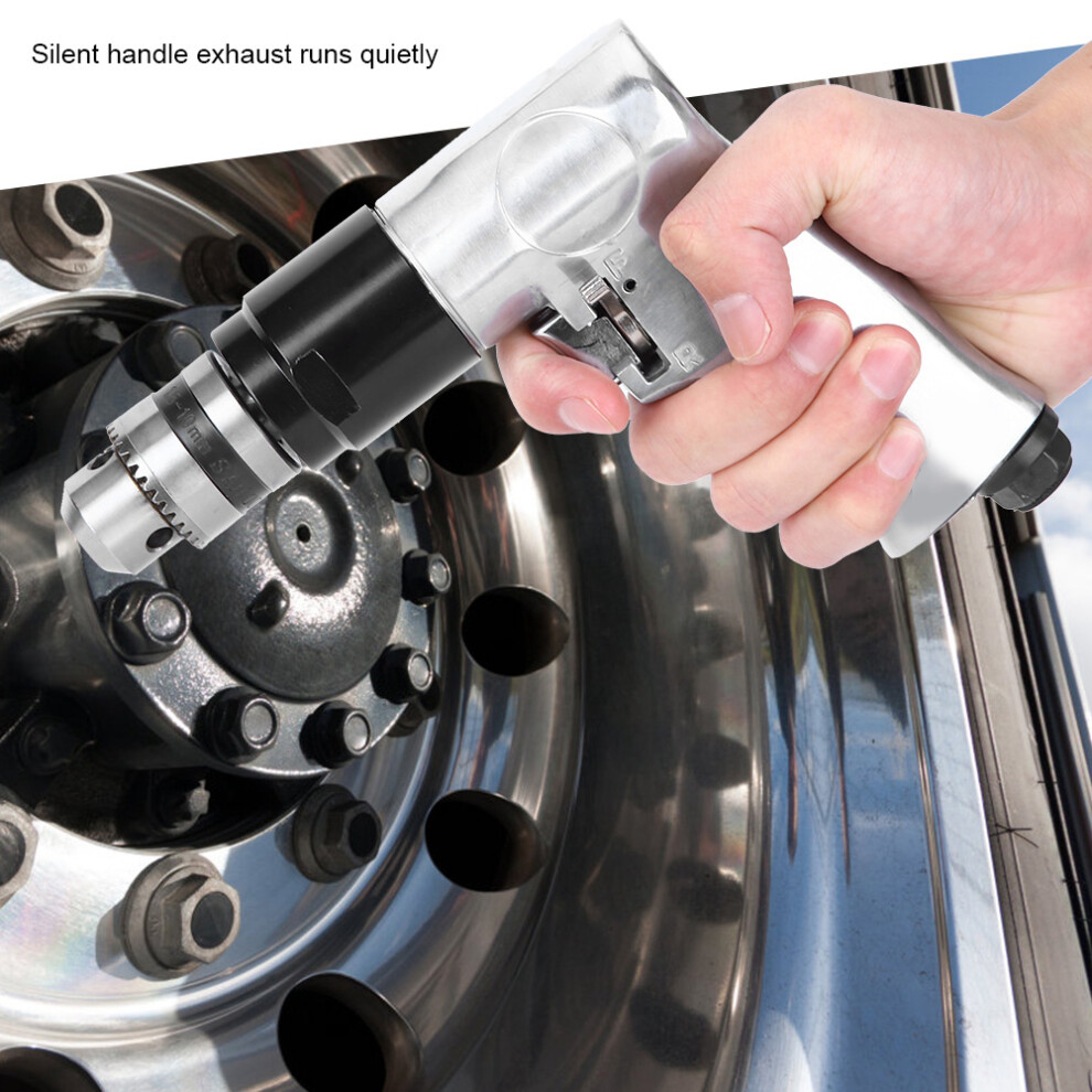 3/8 Inch Reversible Air Drill 1800 Rpm Pneumatic Tool For Drilling & Percussion 3071392103089
