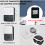 Wireless Doorbell Kit 1 Button 2 Receivers 5