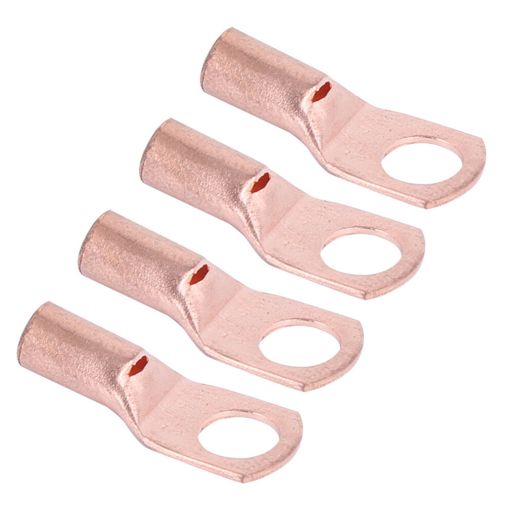 50Pcs Copper Cable Ring Lugs Crimp Terminal Connectors Sc66 Strong & Reliable 5021392334066