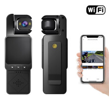 1080P HD Actionkamera WIFI IP65 360 Objektiv Sport Anti-Shake Cord Bröstburen Video Cykelinspelare 16G