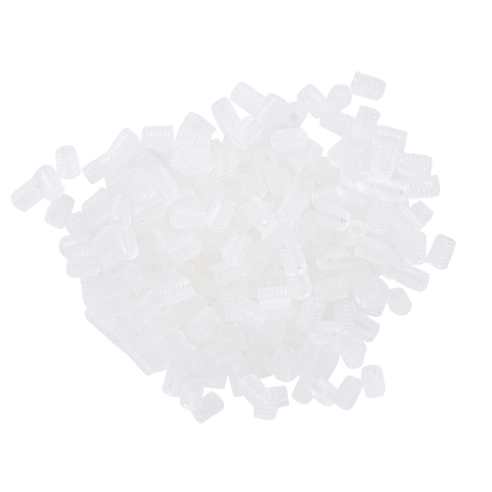 400 Bulk Silicone Face Cover Buckles Transparent Ear Rope Connectors Antislip 4361392329367