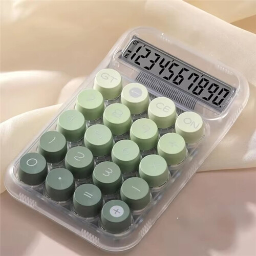 Gradient Large Button Calculator Large Screen Electronic Calculator 10 Digit Student Specific Calculator 2