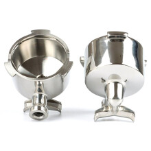 Bottomless Portafilter 51mm Double Spout for EC680 EC685 Filter Basket Coffee Accessories Espresso Machine