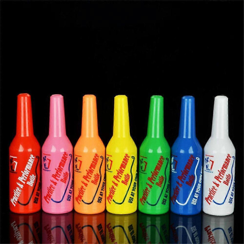 (Orange) Flair Bartender Bartending Practice Bar Pub Bottle Wine Cocktail Shaker - White 1