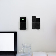 2-Pack Acryl Afstandsbediening Houder Zelfklevende Wandmontage Telefoonhouder Wandmontage Organizer Media Opbergdoos