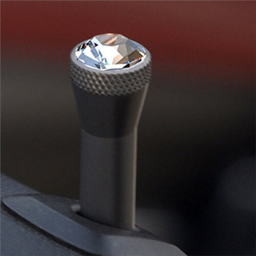Car Crystal Door Pin Lock Button for  All Models Easy Install Crystal Pin Lock Button Interior Modified Accessories 1