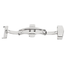 Stainless Steel Watch Clasp Buckle 22MM Silver Replacement Accessory