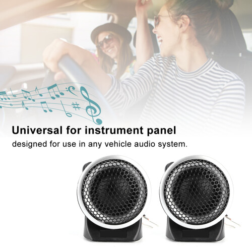 Silk Dome 150W Car Tweeter Pair 92dB Mini