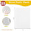 25PCS Shrink-Plastic Sheets, Shrink-Art Paper for Crafts DIY Keychain Making, 8x6in 6