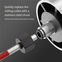 6-Speed 800W Trimming Machine for Woodworking, CNC Cutting, Milling and Slotting Machines EU Plug