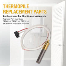 LP Thermopile Sensor Kit for Rheem, Ruud, Richmond Water Heaters Compatible with SP20824/SP21058