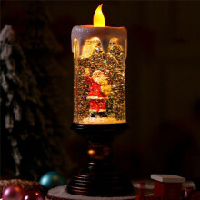 Christmas Decoration Candles Festive Flameless Led Christmas Candles for Holiday Decor Santa Claus Snowman for Christmas