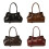 Multifunctional PU Leather Shoulder Bag Top Handle Handbag-Red 2