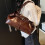 Multifunctional PU Leather Shoulder Bag Top Handle Handbag-Red 7