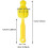 6 Pcs Long Handle Bottle Nipple Cleaner Sponge Brush, Bottle Brush - DD 2