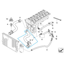 Coolant Radiator Hose E46 320