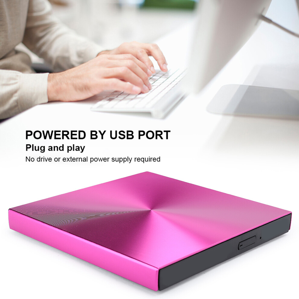 Rose External Dvd/Cd Writer Usb 3.0, 8X Dvd R/W, 24X Cd Red 3761392334889