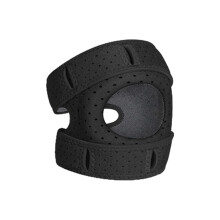 Rodillera unisex talla L, manga de compresión con acolchado de silicona, estabilizador rotuliano, apta para correr y practicar deportes JKM